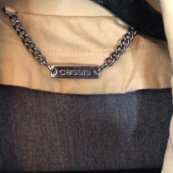 Cassis Trench coat size small - Picture 3 of 11